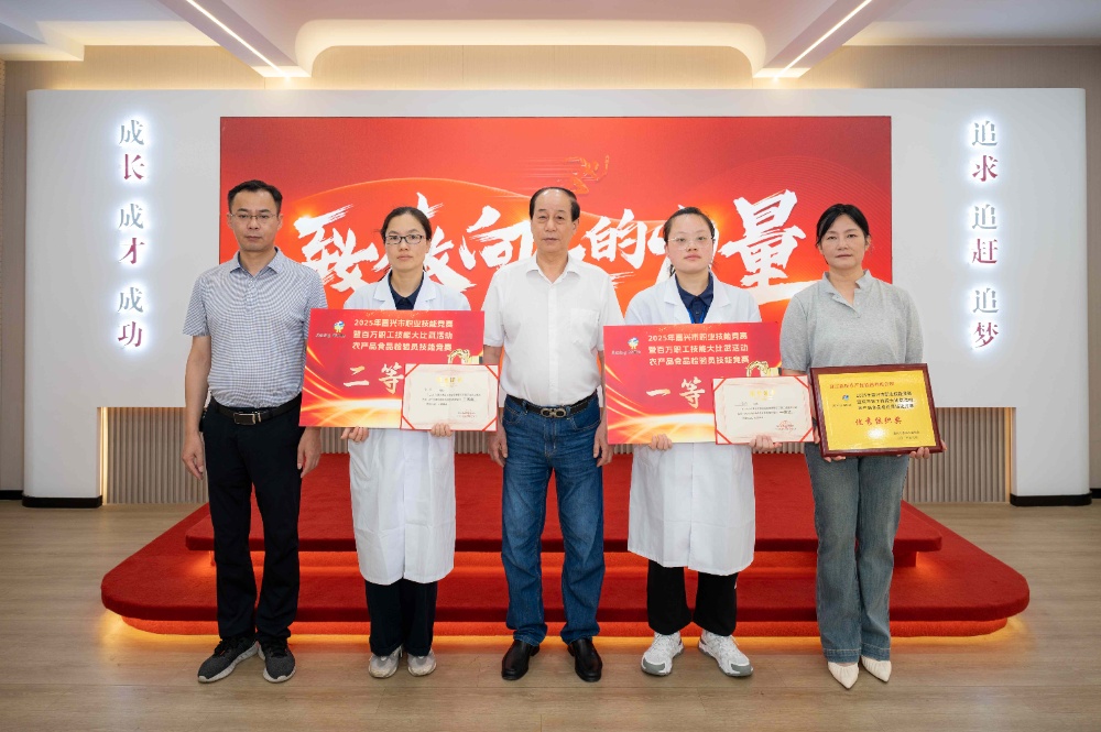 喜報(bào)！公司員工王瀟婷、曹小燕分獲市農(nóng)產(chǎn)品食品檢測(cè)員技能競(jìng)賽冠季軍！