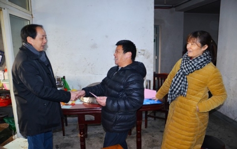 群眾冷暖掛心頭！公司黨總支開展春節(jié)前走訪慰問